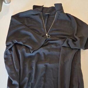 Monki Black Tunic/Mini Dress